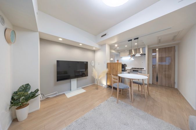 モア・クレスト築地 リビング モア・クレスト築地 リビング