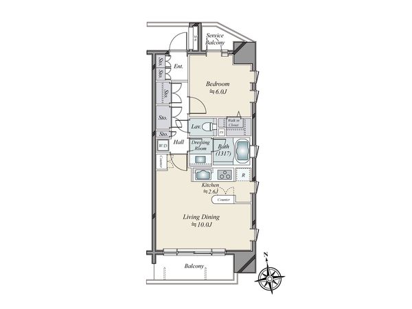 ルジェンテ白金台 間取図(平面図) ルジェンテ白金台 間取図(平面図)