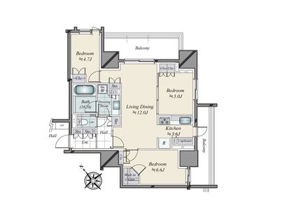 間取図(平面図)