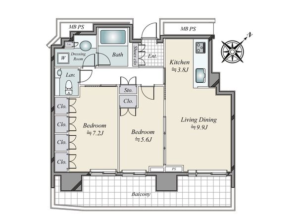 パークコート赤坂檜町ザタワー 間取図(平面図)