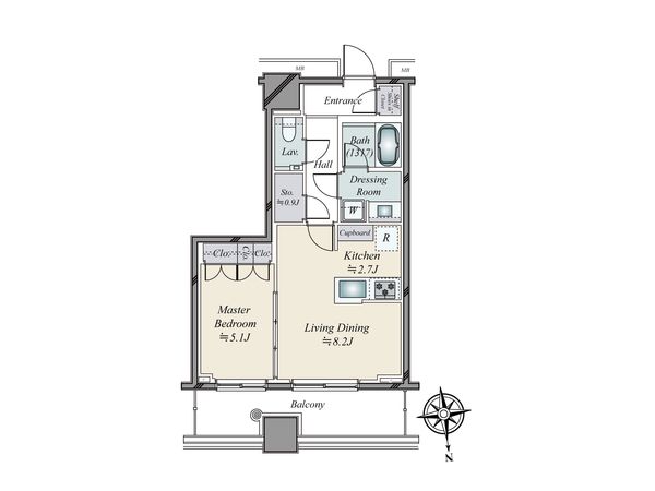 WORLD TOWER RESIDENCE 間取図(平面図)