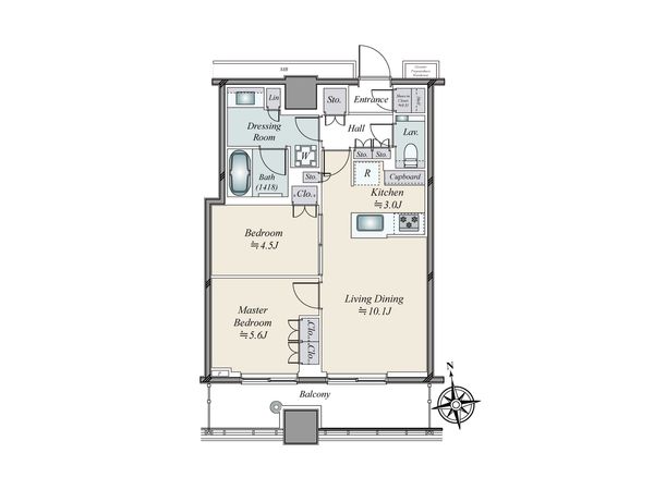 WORLD TOWER RESIDENCE 間取図(平面図) WORLD TOWER RESIDENCE 間取図(平面図)