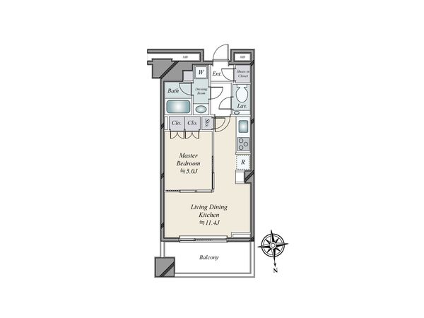 WORLD TOWER RESIDENCE 間取図(平面図) WORLD TOWER RESIDENCE 間取図(平面図)