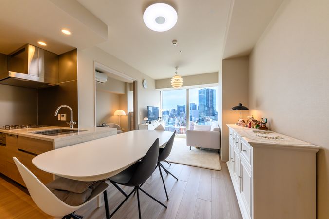 白金ザ・スカイ 東棟 リビング 白金ザ・スカイ 東棟 リビング