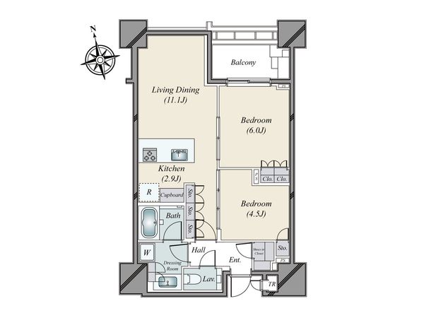 白金ザ・スカイ 東棟 間取図(平面図) 白金ザ・スカイ 東棟 間取図(平面図)