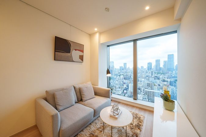 白金ザ・スカイ 東棟 リビング 白金ザ・スカイ 東棟 リビング