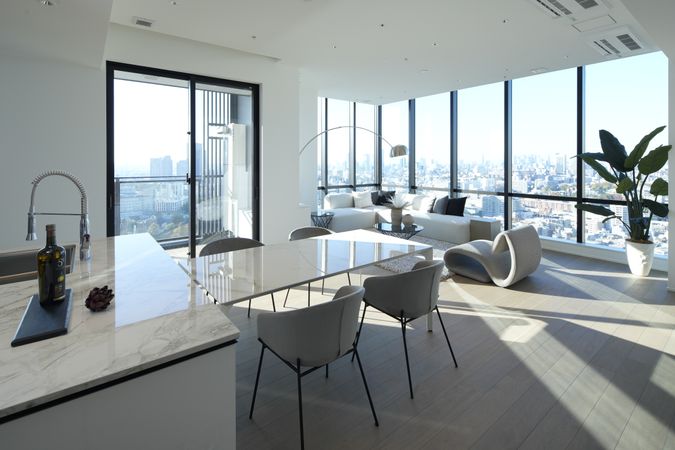 ザ・パークハウス白金二丁目タワー リビング