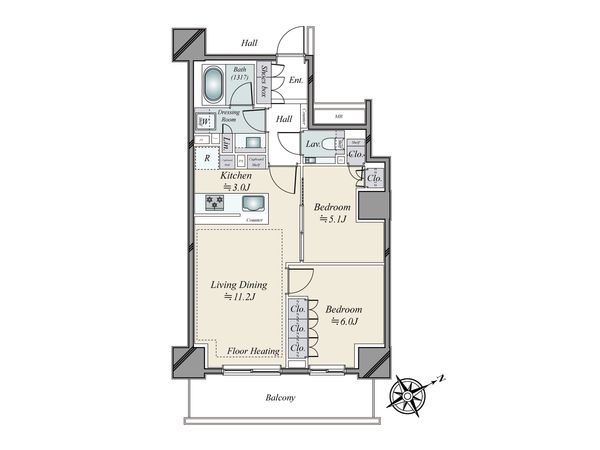 ザ・パークハウス三田ガーデン 間取図(平面図)