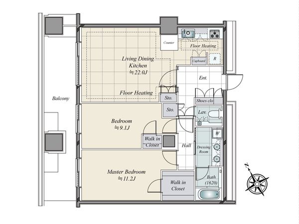 アークヒルズ仙石山森タワー 間取図(平面図) アークヒルズ仙石山森タワー 間取図(平面図)