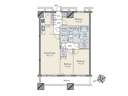 間取図(平面図)