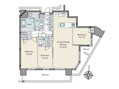 間取図(平面図)