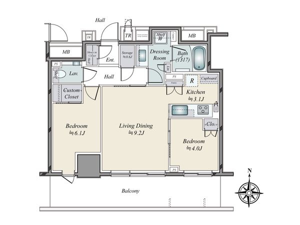 Brillia Tower池袋West 間取図(平面図) 間取図(平面図)