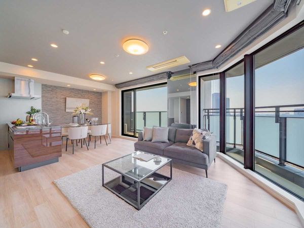 グランドメゾン白金の杜ザ・タワー リビング