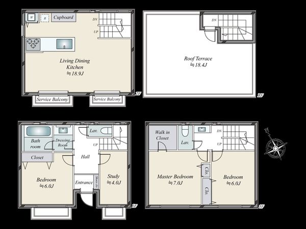 ユーロコート高輪 間取図(平面図) ユーロコート高輪 間取図(平面図)