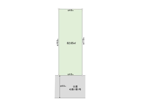 世田谷区奥沢八丁目 土地 区画図 世田谷区奥沢八丁目 土地 区画図
