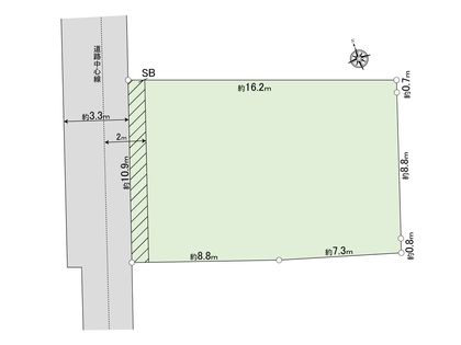 新宿区矢来町土地 区画図