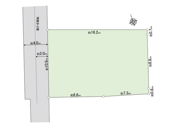 新宿区矢来町土地 区画図 新宿区矢来町土地 区画図