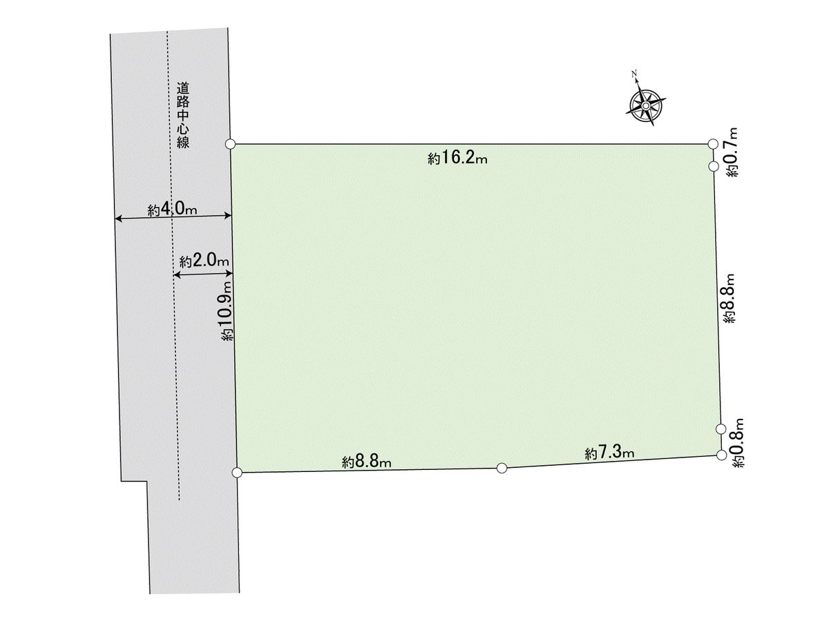 新宿区矢来町土地 区画図 区画図