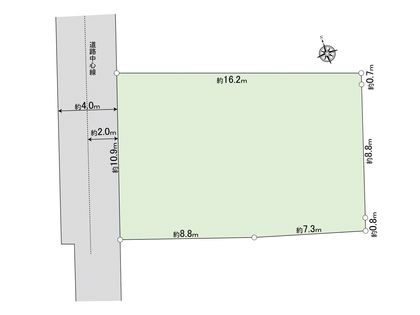 新宿区矢来町土地 区画図