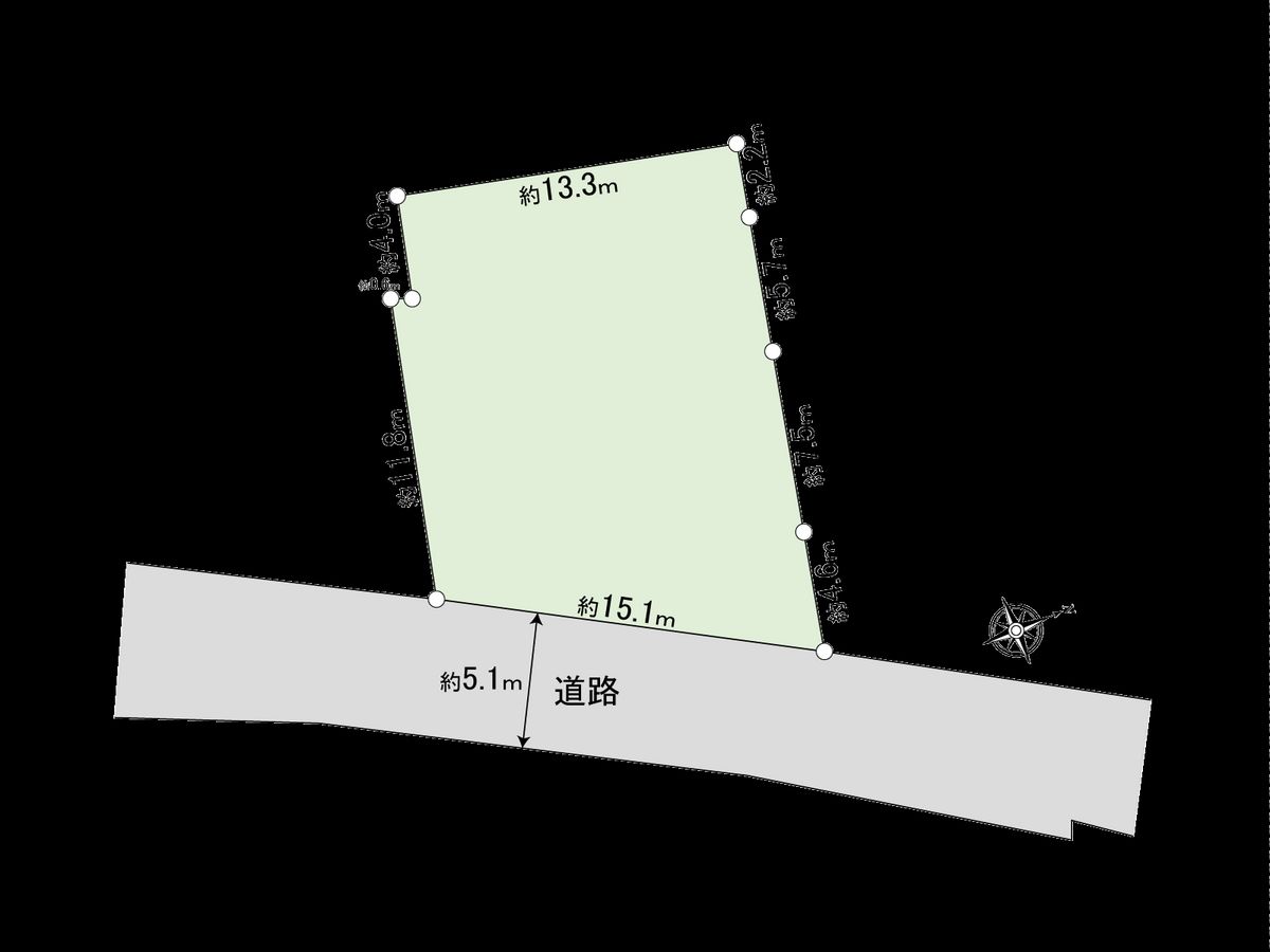 港区三田一丁目 土地 区画図 区画図