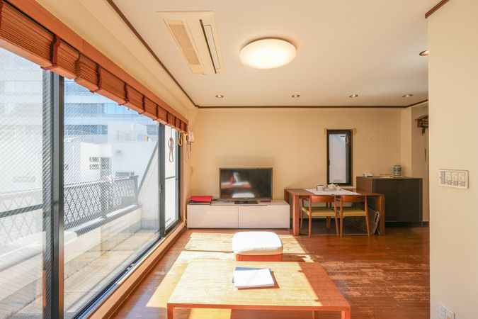 千代田区二番町 戸建 リビング