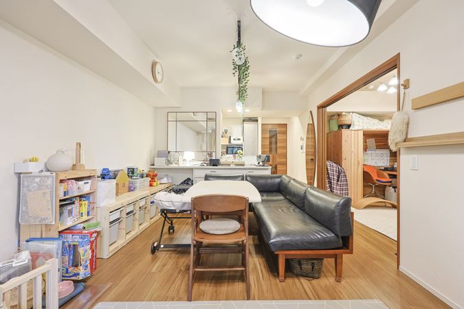 ザ・パークハウス市谷加賀町レジデンス リビング