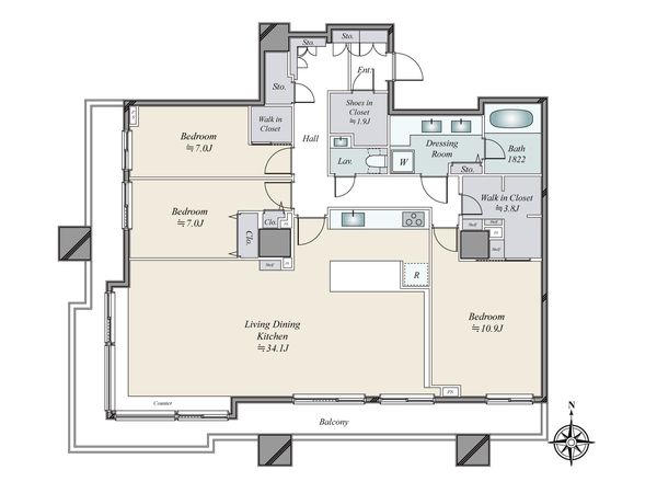 東京パークタワー 室内 室内