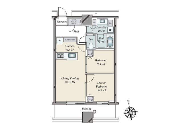 WORLD TOWER RESIDENCE 間取図(平面図) WORLD TOWER RESIDENCE 間取図(平面図)