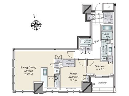 間取図(平面図)