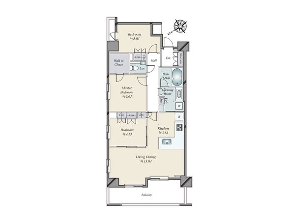 バウス目白御留山 間取図(平面図) バウス目白御留山 間取図(平面図)
