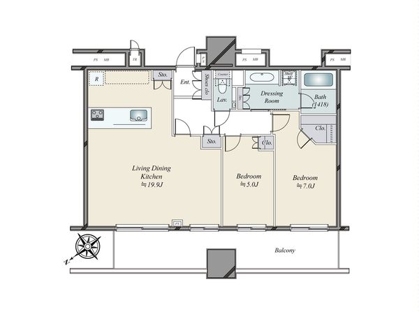パークコート千代田富士見ザ タワー バルコニー パークコート千代田富士見ザ タワー バルコニー