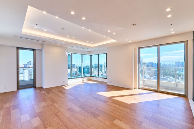 プラウドタワー千代田富士見レジデンス リビング リビング