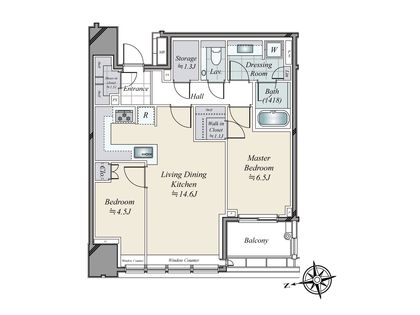 パークコート ザ・三番町ハウス 間取図(平面図)