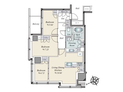間取図(平面図)