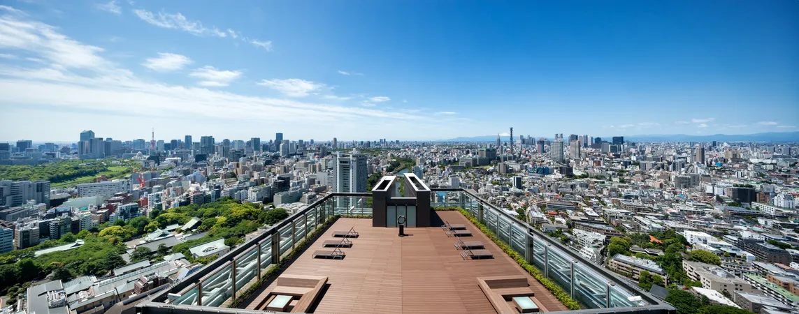 スカイテラスからの眺望