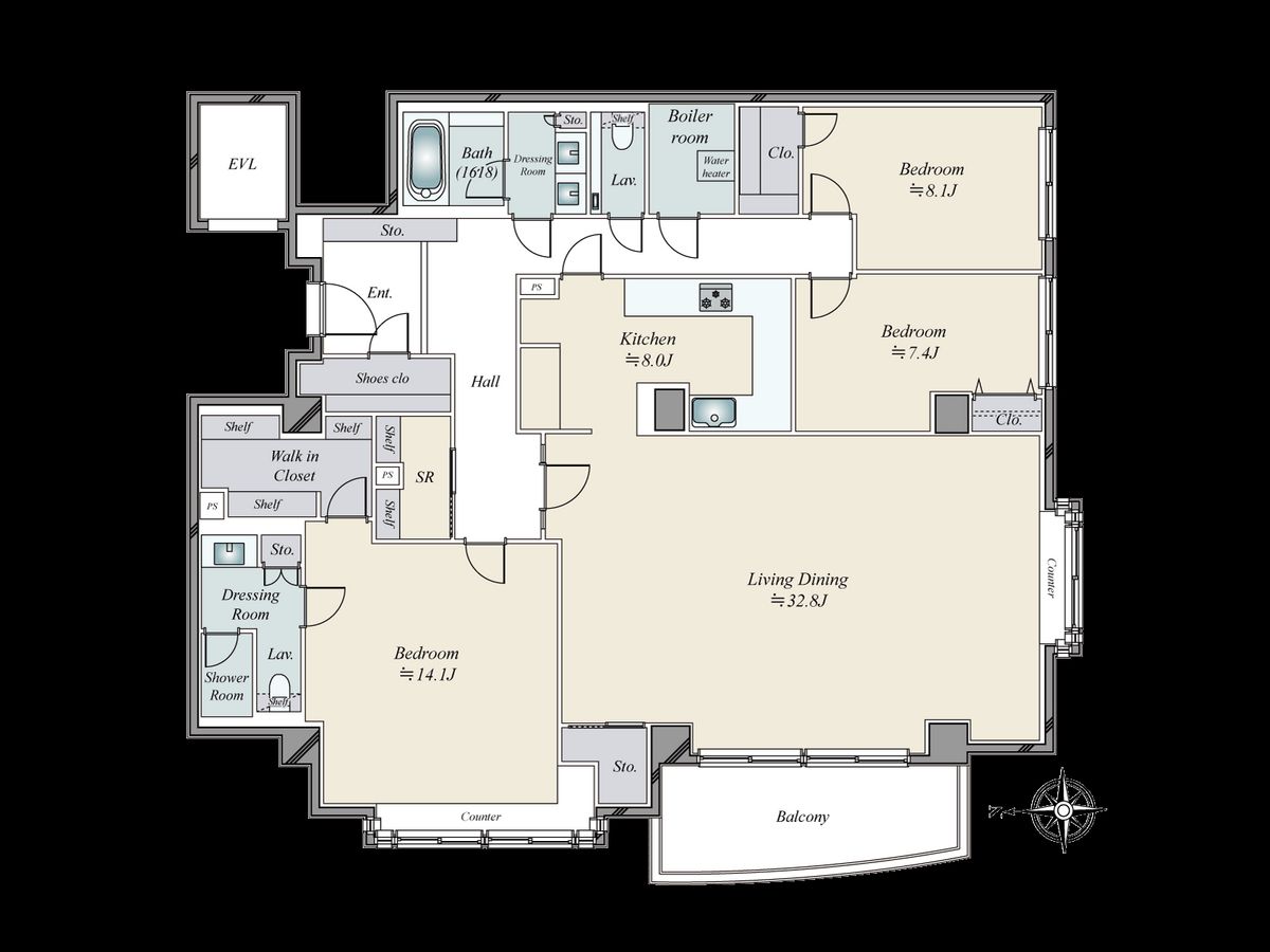 間取図(平面図)