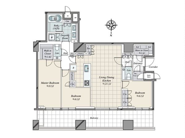 三田ガーデンヒルズ パークマンション 間取図(平面図) 三田ガーデンヒルズ パークマンション 間取図(平面図)