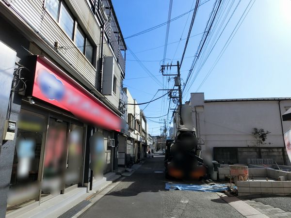 川崎市川崎区昭和一丁目アパート 前面道路含む外観 川崎市川崎区昭和一丁目アパート 前面道路含む外観