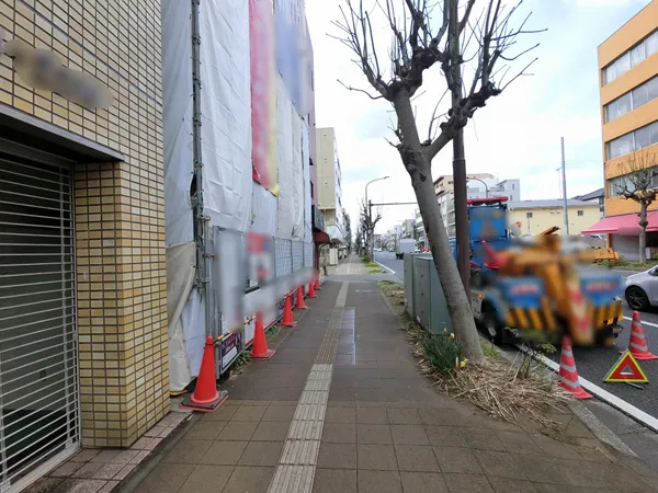 前面道路（令和7年３月　撮影）