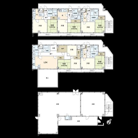 寿屋ビル 間取図(平面図)