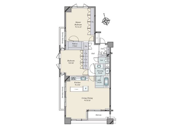 麻布市兵衛町ホームズ 間取図(平面図) 間取図(平面図)
