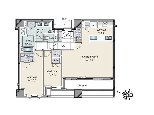 ザ・パークハウス千代田六番町 間取図(平面図) ザ・パークハウス千代田六番町 間取図(平面図)