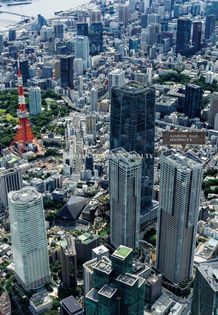 麻布台ヒルズレジデンスB 航空写真