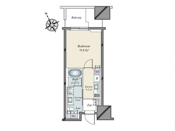 麻布台ヒルズレジデンスB 間取図(平面図) 麻布台ヒルズレジデンスB 間取図(平面図)
