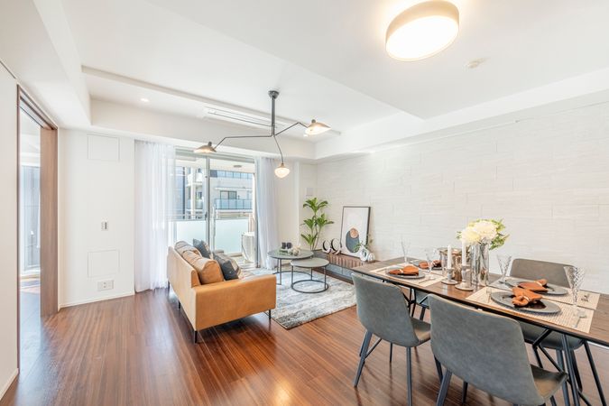 プラウド赤坂 リビング