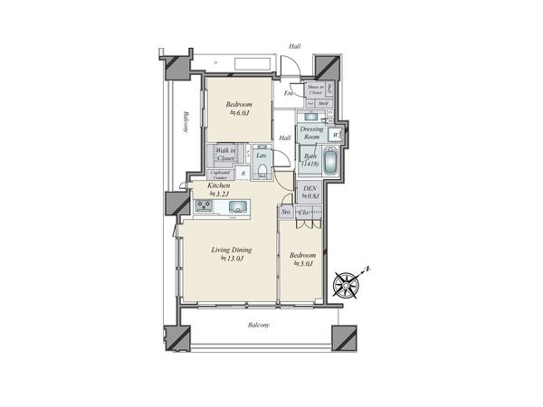 シティタワー虎ノ門 間取図(平面図) シティタワー虎ノ門 間取図(平面図)
