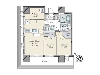 間取図(平面図) 間取図(平面図)