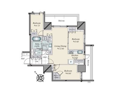 間取図(平面図)