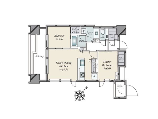 シティタワー虎ノ門 間取図(平面図) シティタワー虎ノ門 間取図(平面図)