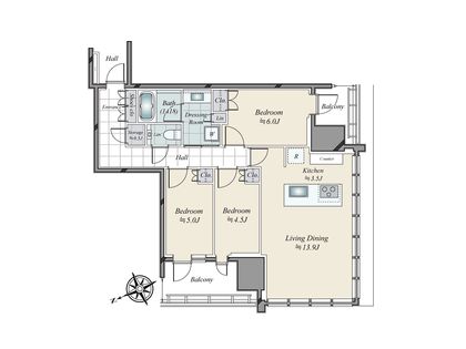 間取図(平面図)
